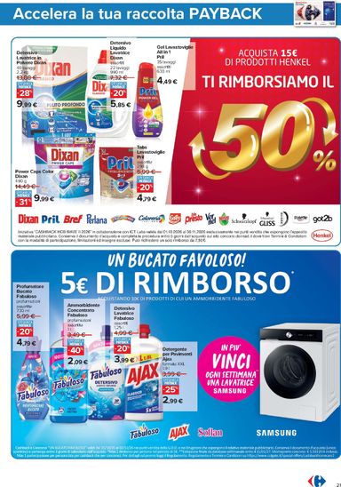 Volantino Carrefour - Carrefour - Punti Sprint Payback valido dal 23/10 al 05/11 - pagina 23