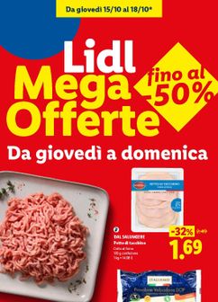 Volantini Lidl da giovedì 15/10