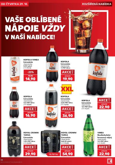 Leták Kaufland - Kaufland - Praha 4 od 29.10. do 03.11. - strana 44