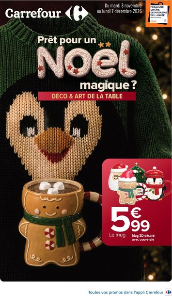 Catalogue Carrefour - Carrefour - La Maison valable dès le 03/11 au 07/12 - page 1
