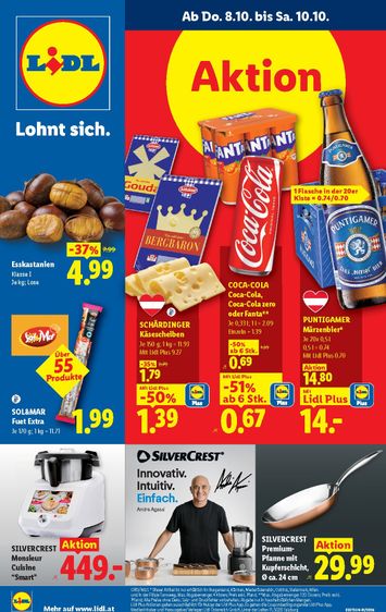 Lidl-Flugblatt - Lidl gültig ab 08.10. bis 14.10. - seite 1