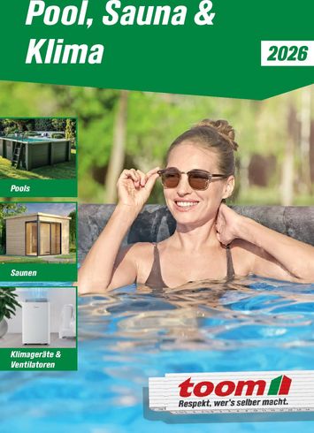 Prospekt toom - Toom - Pool, Sauna & Klima gültig ab 01.03. bis 31.12. - seite 1