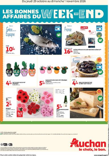 Folder Auchan - Auchan - Bons plans du week end van 29/10 tot 01/11 - side 2