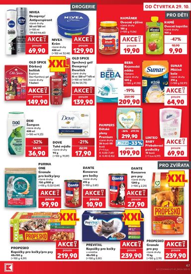 Leták Kaufland - Kaufland - Praha 4 od 29.10. do 03.11. - strana 47