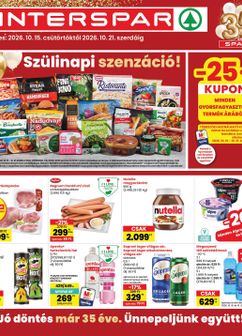INTERSPAR akciós újság, érvényes csütörtöktől 10.15.