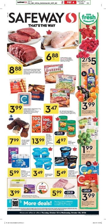 Flyer Safeway - Safeway valid since 10-22 until 10-28 - page 1