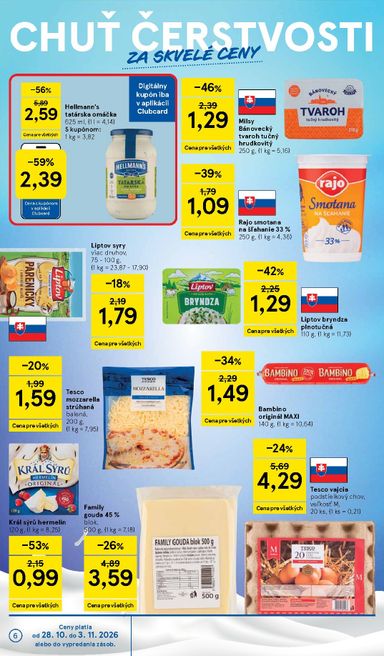Leták Tesco - Tesco od 28.10. do 03.11. - strana 6
