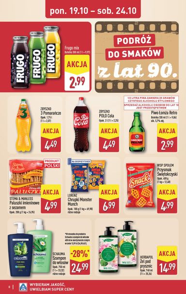 Gazetka ALDI - ALDI - Smakowita podróż od 19.10. do 24.10. - strona 8