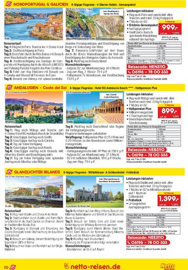 Prospekt Netto - Netto Marken Discount - Reisen gültig ab 01.10. bis 31.10. - seite 10