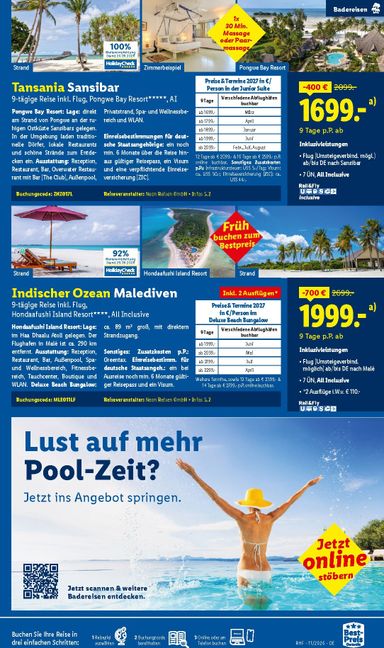 Prospekt Lidl - Lidl - Reise-Highlights gültig ab 28.10. bis 30.11. - seite 17
