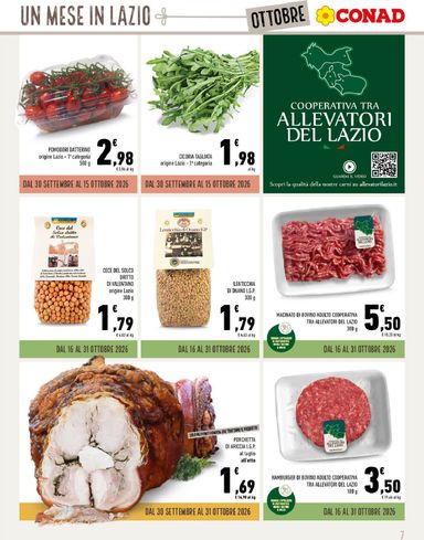 Volantino Conad Superstore - Conad Superstore - Un Mese in Lazio valido dal 01/10 al 31/10 - pagina 7