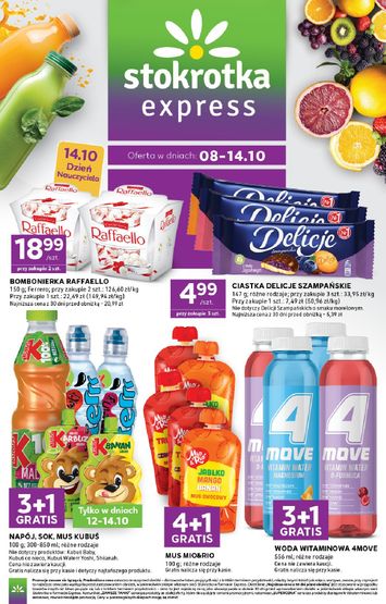 Gazetka Stokrotka - Stokrotka - Express od 08.10. do 14.10. - strona 1
