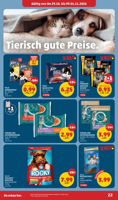 PENNY-Flugblatt - PENNY gültig ab 29.10. bis 04.11. - seite 22