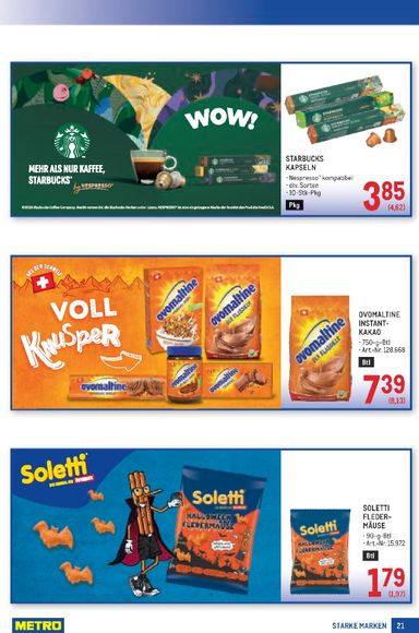 METRO-Flugblatt - Metro - Starke Marken gültig ab 15.10. bis 28.10. - seite 21