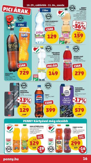 Akciós újság PENNY - PENNY érvényes 10.29.-tól 11.04.-ig - 20 oldal