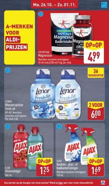 Folder ALDI - ALDI van 26-10 tot 01-11 - side 25