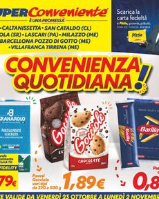 Super Conveniente - Caltanissetta, San Cataldo, Avola, Lascari, Milazzo, Barcellona Pozzo di Gotto