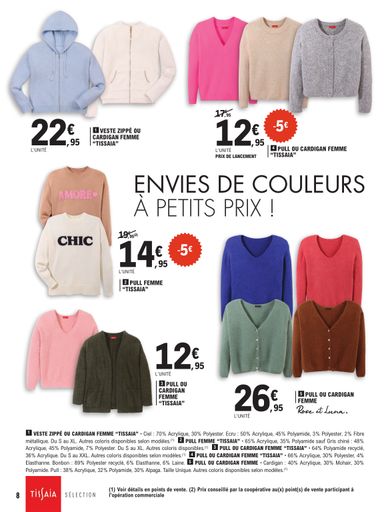 Catalogue E.Leclerc - E.Leclerc - Spécial maille valable dès le 13/10 au 24/10 - page 8