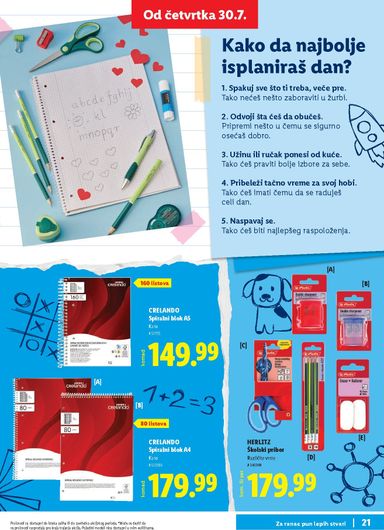 Katalog Lidl - Lidl - Back to school od 30.07 do 31.10 - strana 21