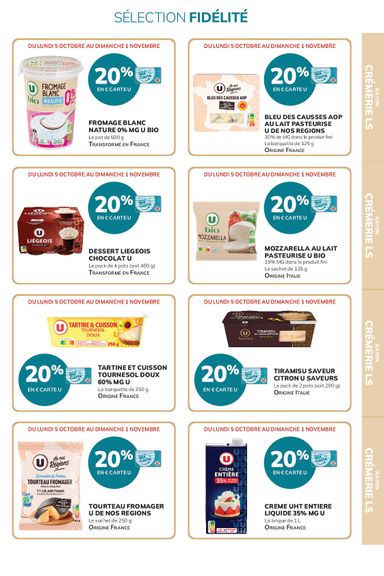 Catalogue Super U - Super U - Ma sélection Carte U valable dès le 05/10 au 01/11 - page 5