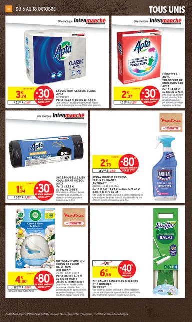 Catalogue Intermarché - Intermarché valable dès le 06/10 au 18/10 - page 40