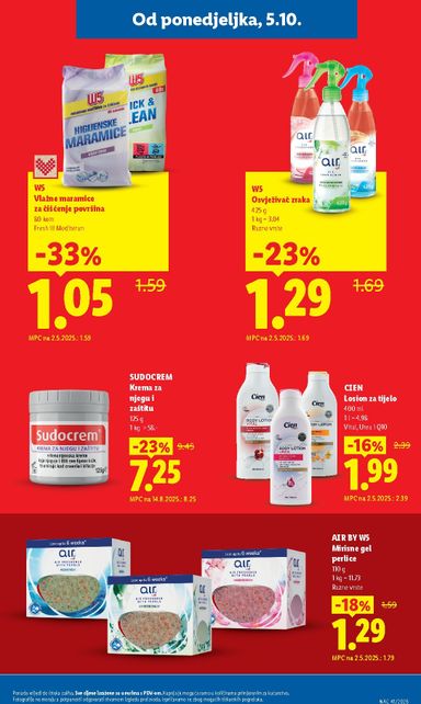 Katalog Lidl - Lidl - Svaki tjedan trajno snižene cijene vrijedi od 05.10. do 31.10. - stranica 7