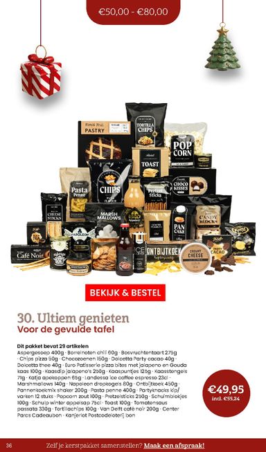 Folder Makro - Makro - Kerstpaketten catalogus van 20-10 tot 31-12 - side 36