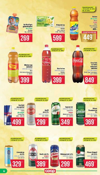 Akciós újság Coop - Coop - Mecsek érvényes 10.22.-tól 10.28.-ig - 6 oldal