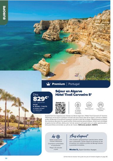 Catalogue Carrefour Market - Carrefour Market - Séjours & Circuits valable dès le 14/08 au 30/10 - page 50