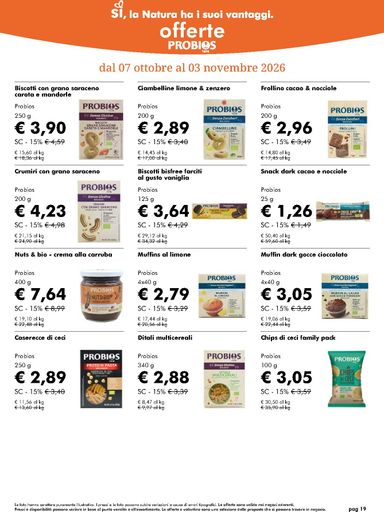 Volantino NaturaSì - NaturaSì valido dal 07/10 al 03/11 - pagina 19