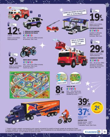Catalogue E.Leclerc - E.Leclerc - Jouets de Noël valable dès le 20/10 au 05/12 - page 43