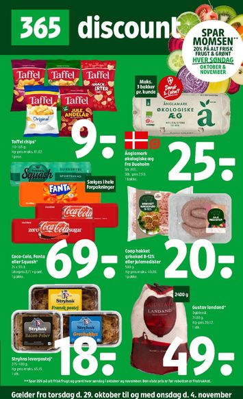 Brochurer Coop 365 - Coop 365 gyldig fra 29.10. til 04.11. - side 1