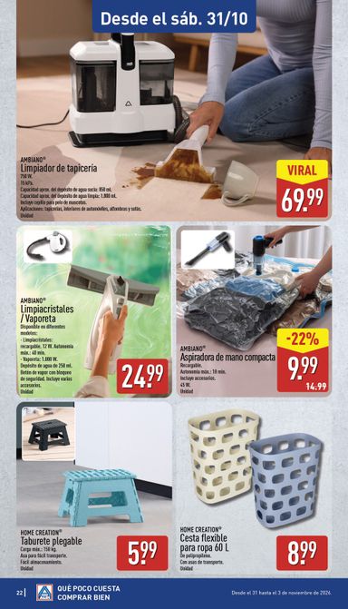 Folleto ALDI - ALDI del 26/10 al 01/11 - página 22
