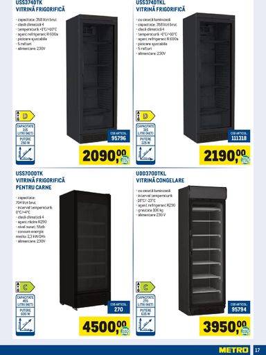 Catalogul Metro - Metro - Echipamente pentru magazinul tău de la 01.10. până la 04.01. - pagina 17
