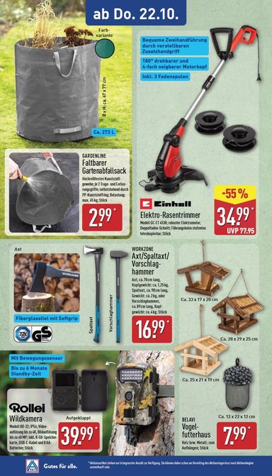 Prospekt ALDI Nord - ALDI NORD - Ausblick gültig ab 19.10. bis 24.10. - seite 9