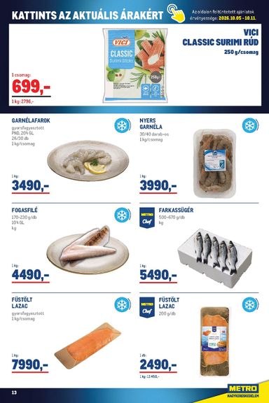 Akciós újság Metro - Metro érvényes 10.01.-tól 10.31.-ig - 13 oldal