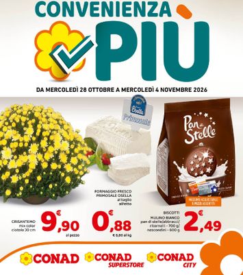 Volantino Conad - Conad - Convenienza Più valido dal 28/10 al 04/11 - pagina 1