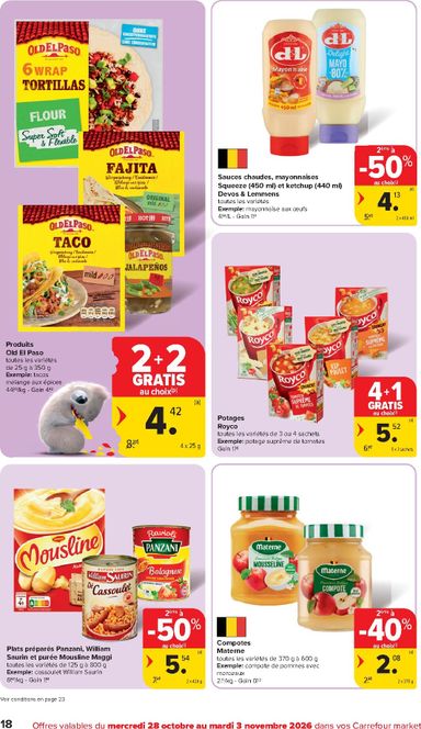 Folder Carrefour - Carrefour Market van 28/10 tot 03/11 - side 18
