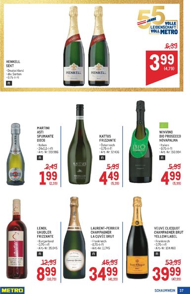 METRO-Flugblatt - Metro - Profi gültig ab 29.10. bis 11.11. - seite 37