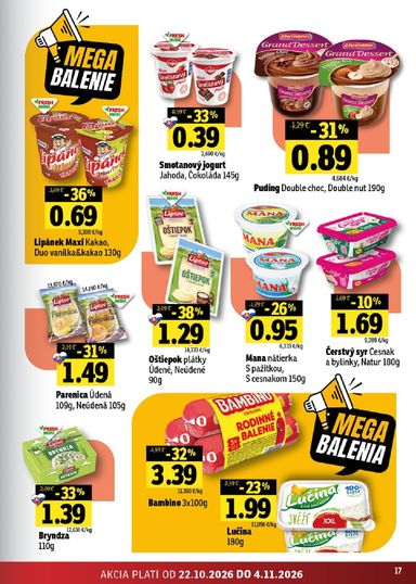 Leták FRESH - Fresh Východné Slovensko od 22.10. do 04.11. - strana 17