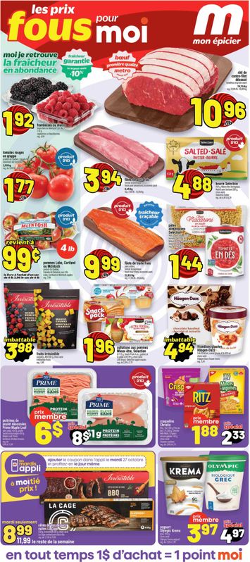 Flyer Metro - Metro valid since 10-22 until 10-28 - page 1