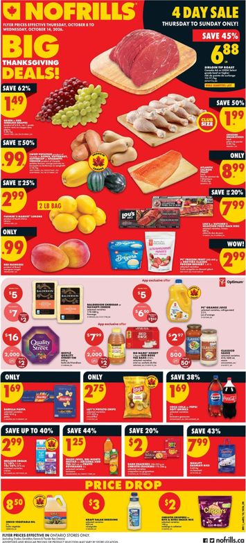 Flyer No Frills - No Frills valid since 10-08 until 10-14 - page 1