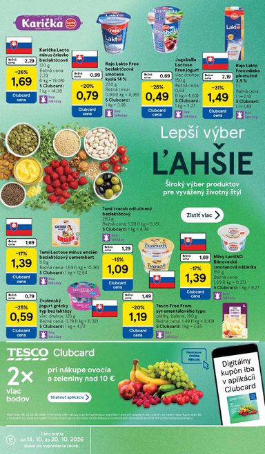 Leták Tesco - Tesco supermarket od 14.10. do 20.10. - strana 18