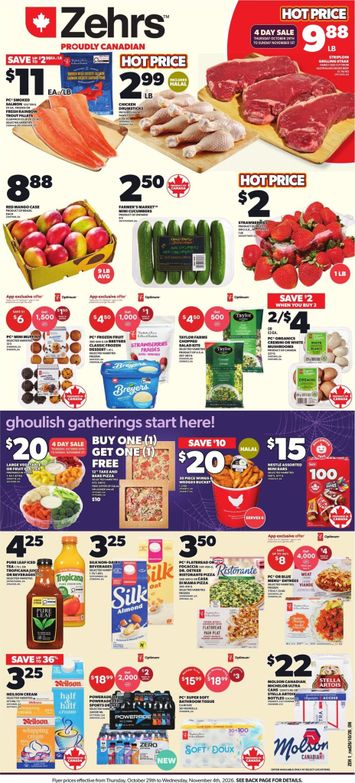 Flyer Zehrs - Zehrs valid since 10-29 until 11-04 - page 1