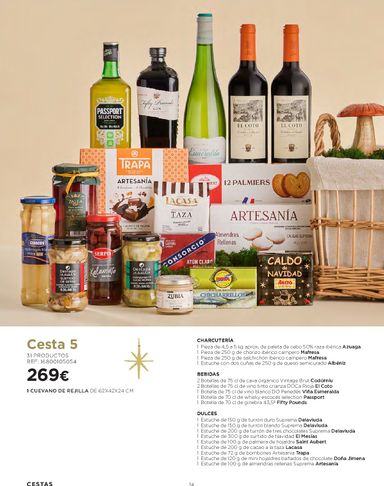 Folleto El Corte Inglés - El Corte Inglés - Cestas de Navidad del 09/10 al 25/12 - página 34