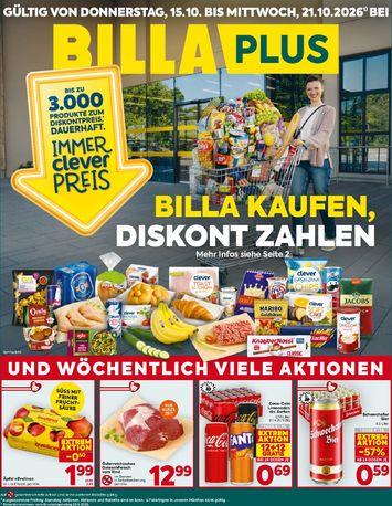 BILLA-Flugblatt - Billa Plus gültig ab 15.10. bis 21.10. - seite 1
