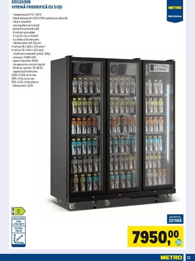 Catalogul Metro - Metro - Echipamente pentru magazinul tău de la 01.10. până la 04.01. - pagina 21