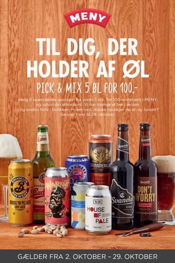 Brochurer Meny - Meny - Pick & Mix Oktober gyldig fra 02.10. til 29.10. - side 1