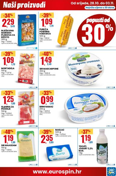 Katalog Eurospin - Eurospin vrijedi od 28.10. do 03.11. - stranica 3
