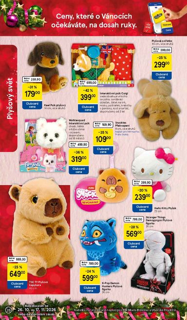 Leták Tesco - Tesco - Vánoční katalog hraček od 26.10. do 17.11. - strana 26